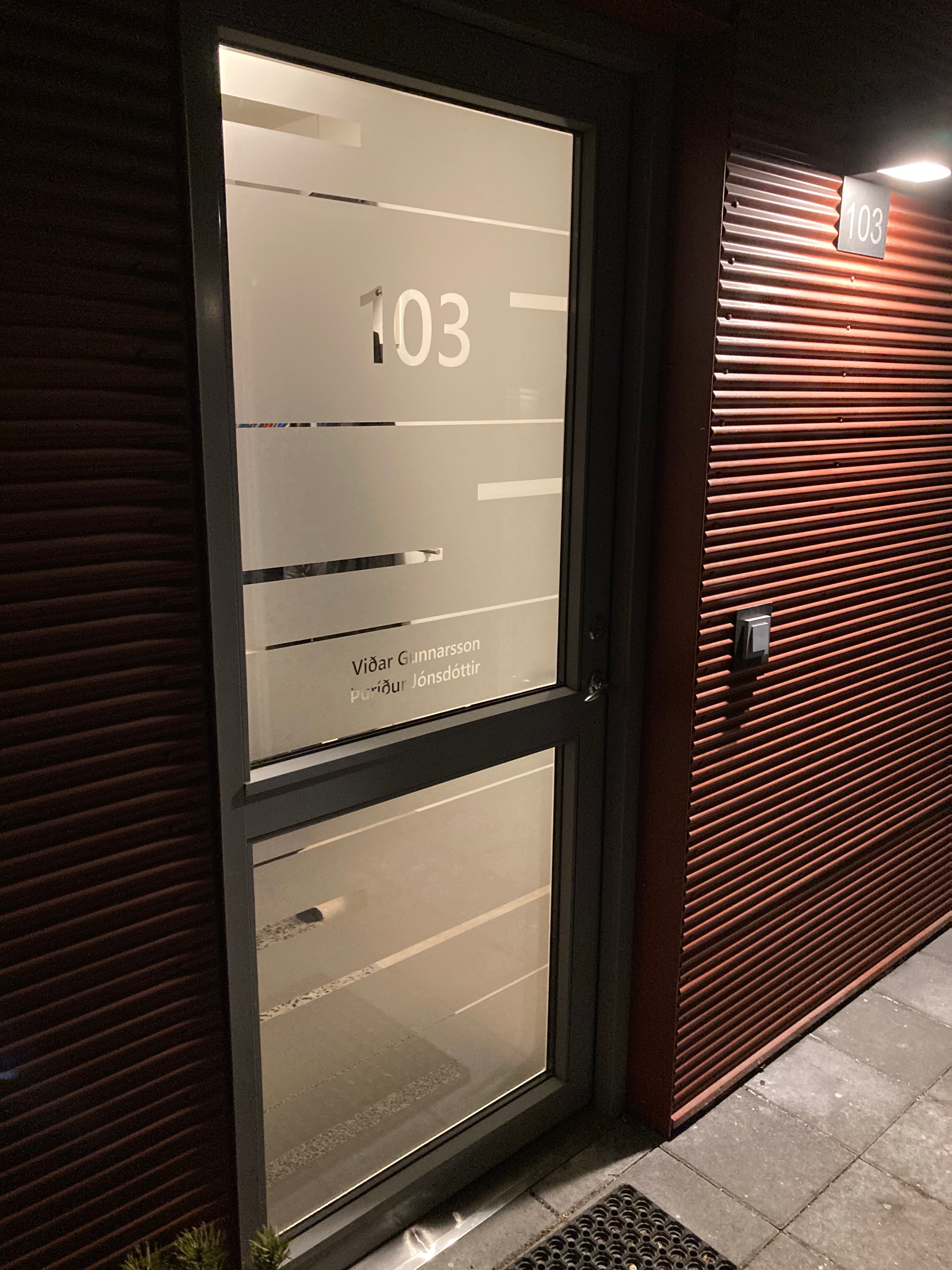 Frosted Window Film | Abstract lines | S09