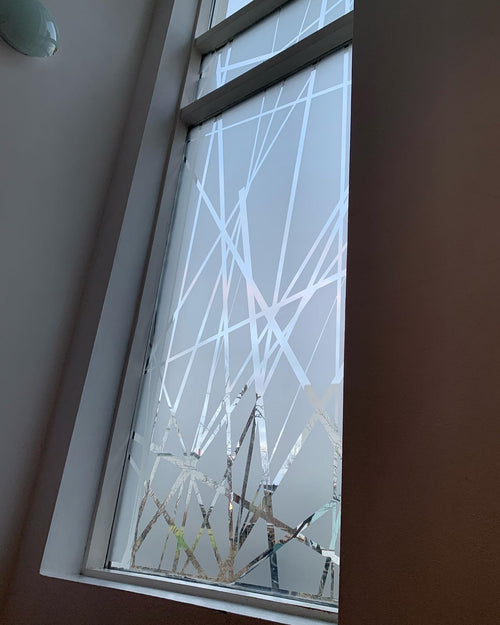 Frosted Window Film | Abstract chaotic scattered | S03