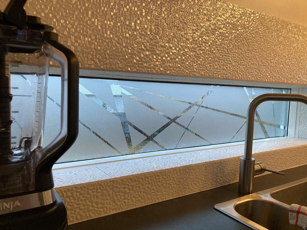 Frosted Window Film | abstract chaotic | S04