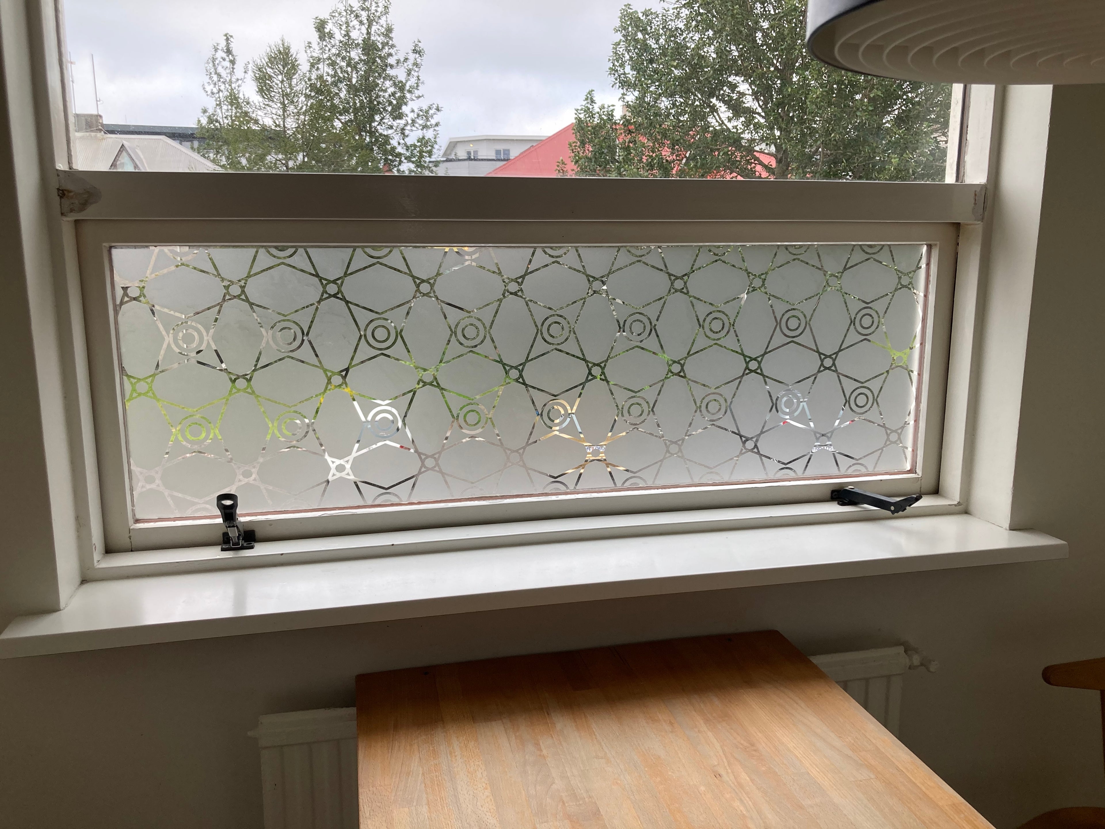 Frosted Window Film | Hexagon pattern | S12