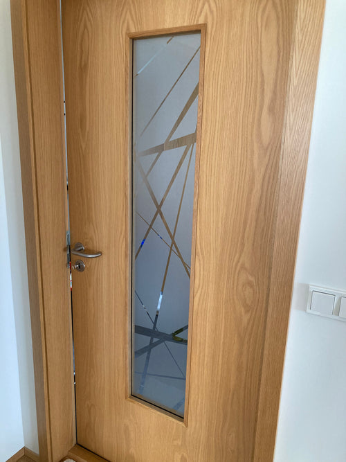 Frosted Window Film | abstract chaotic | S04