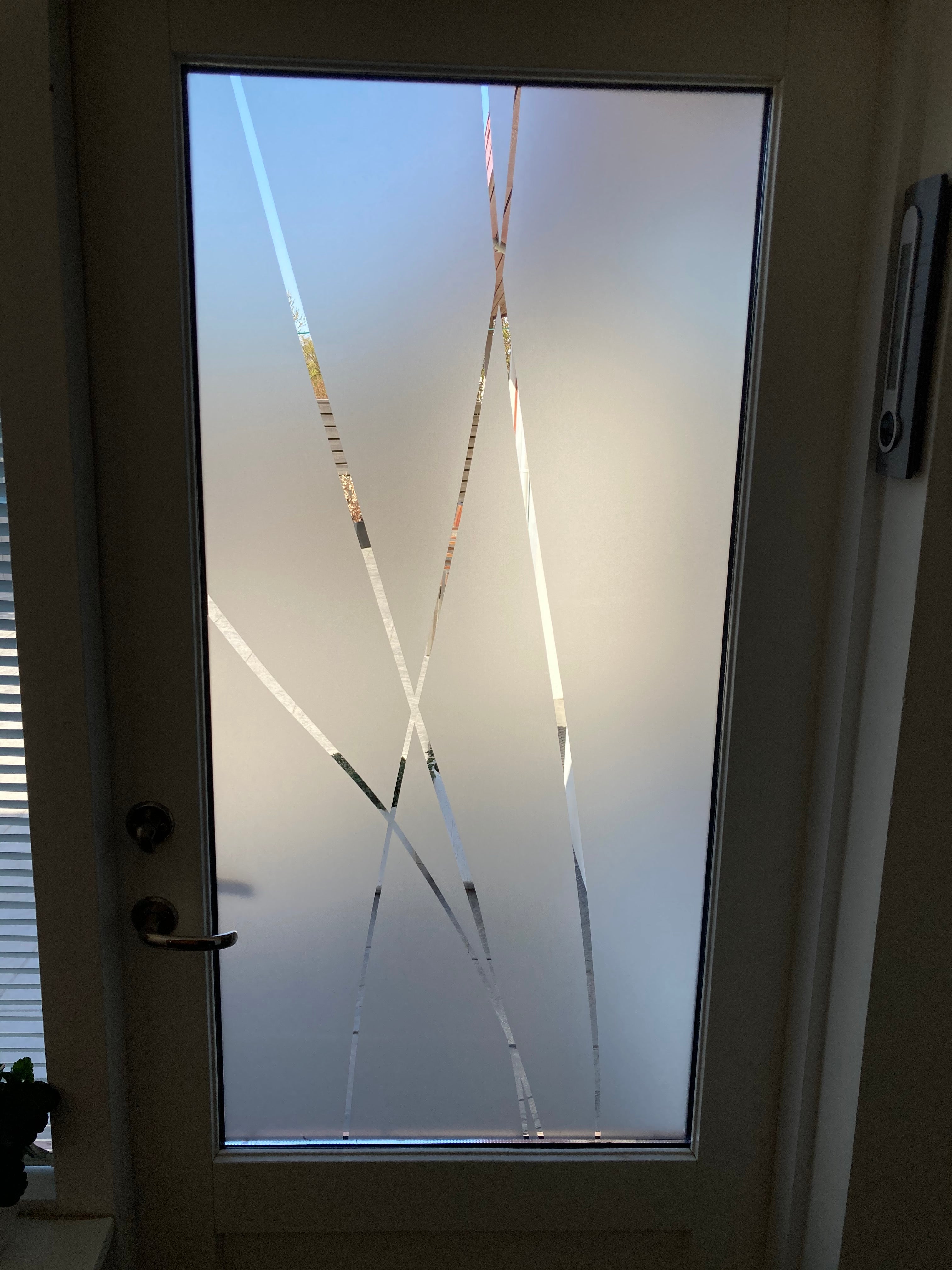 Frosted Window Film | Modern v2 | S11