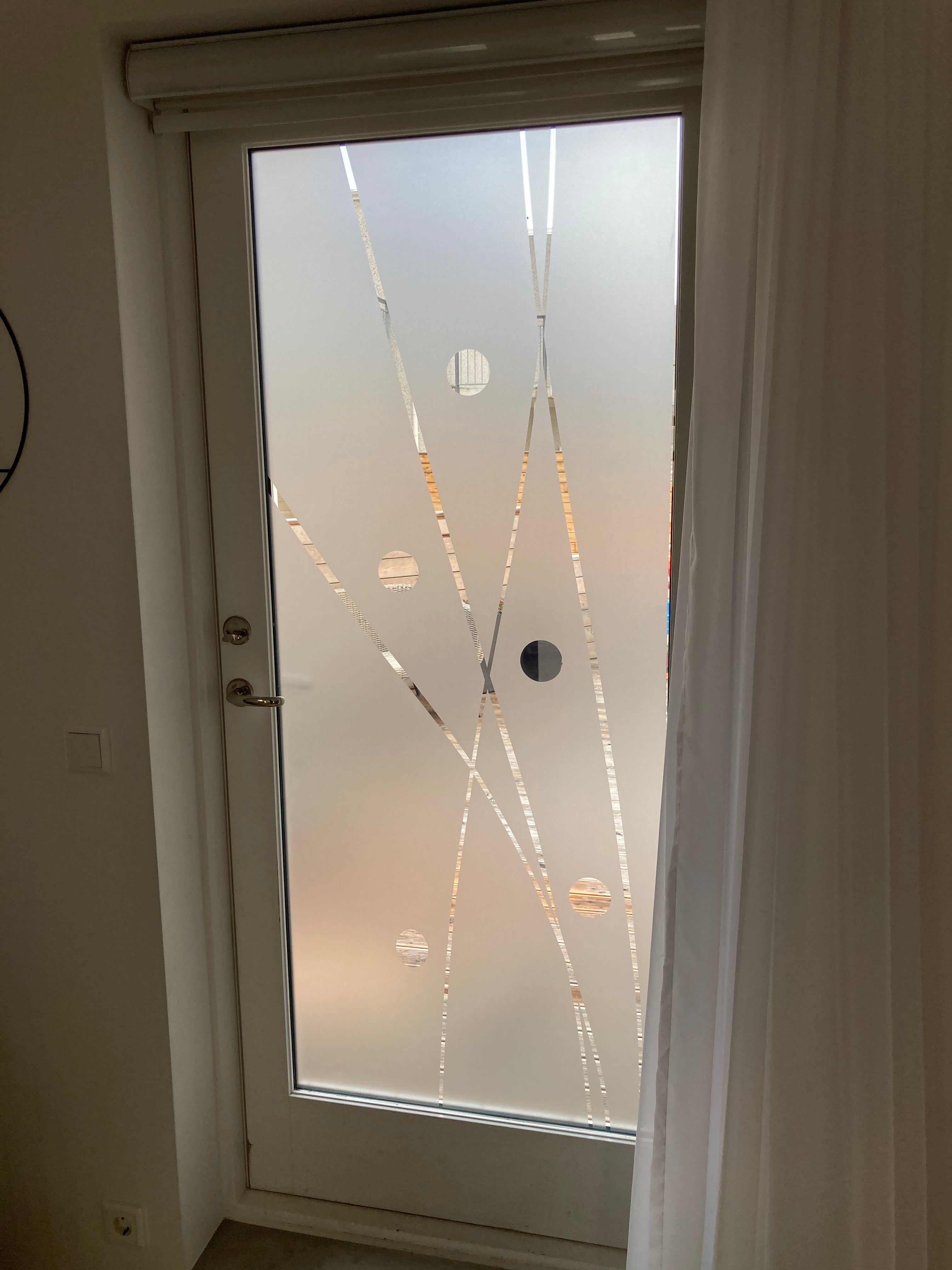 Frosted Window Film | Modern v1 | S10