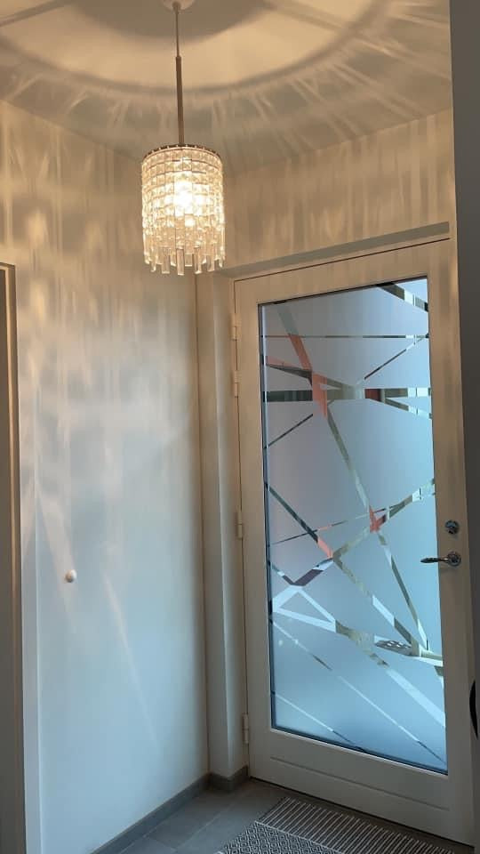 Frosted Window Film | abstract chaotic | S04