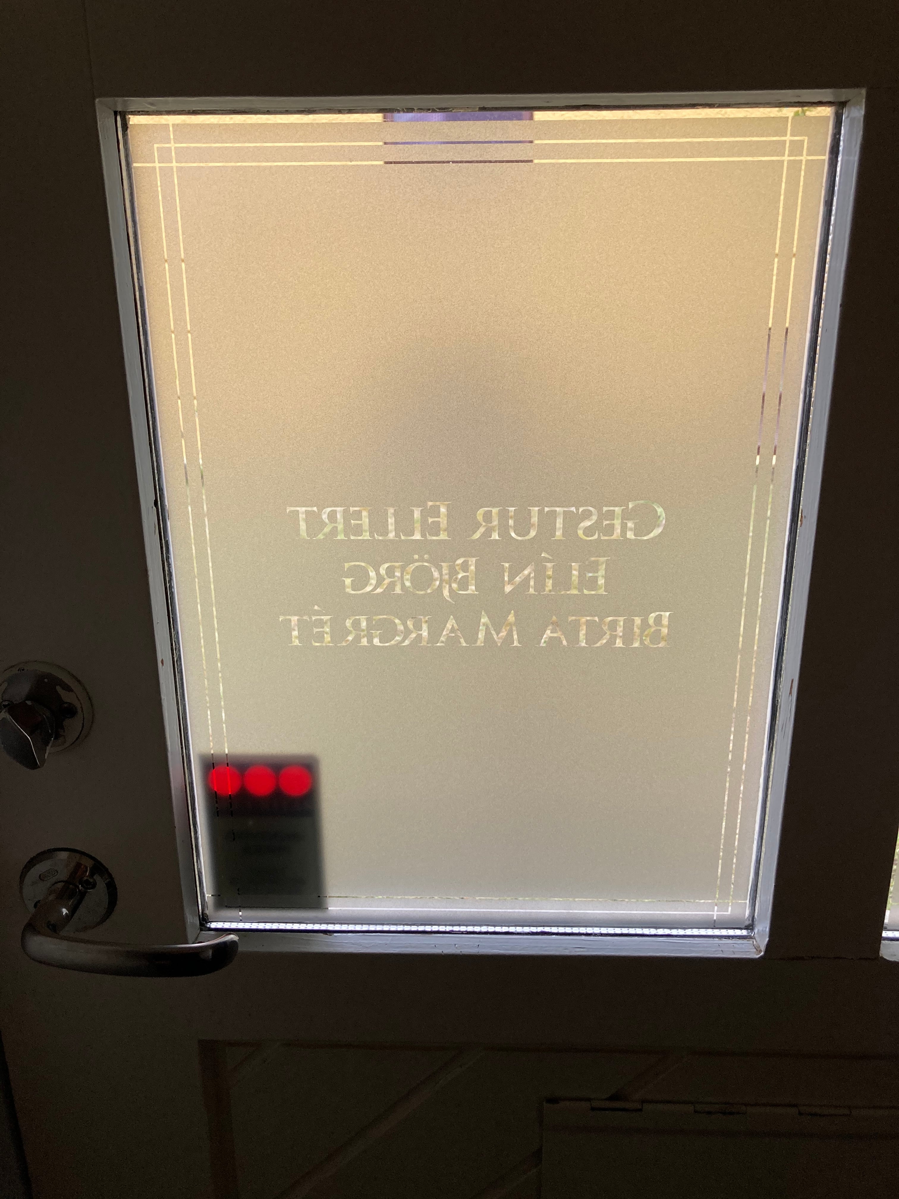 Frosted Window Film | Art Deco minimal | S05