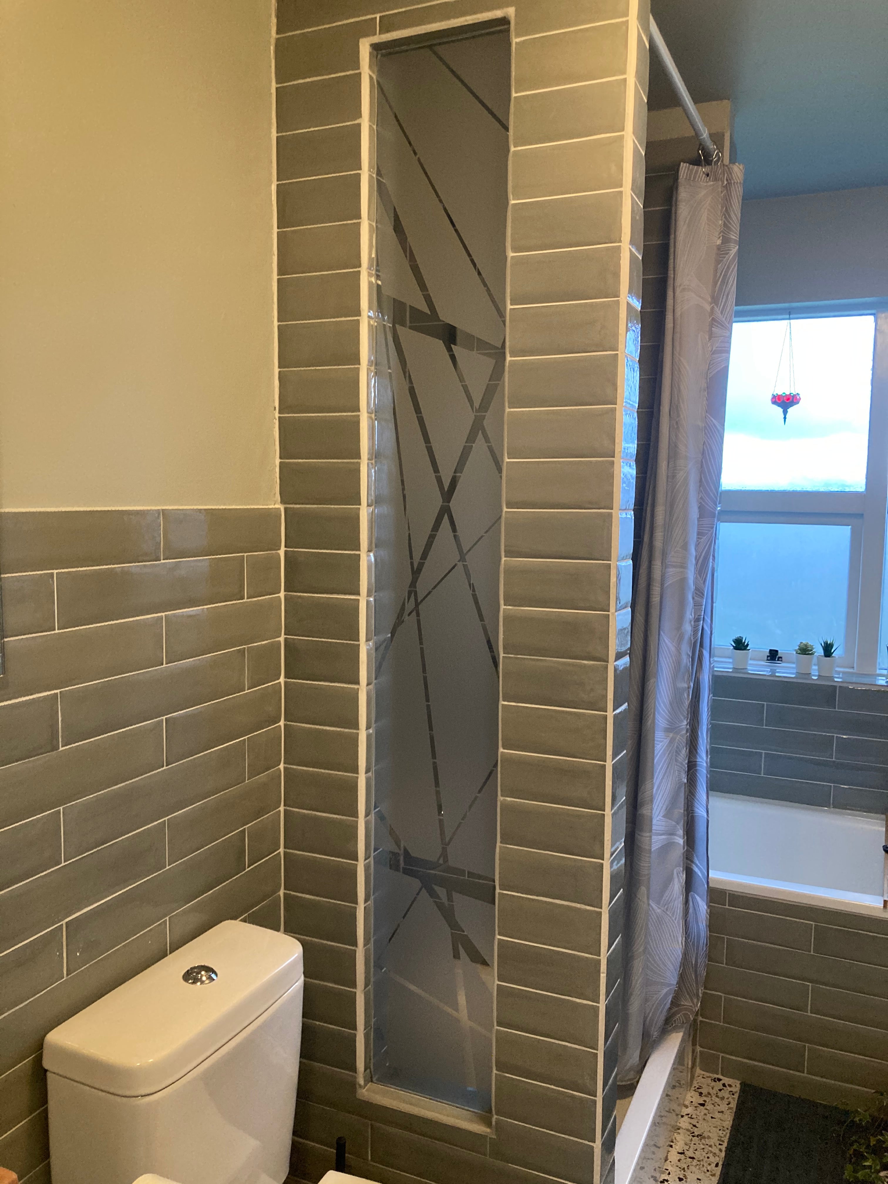 Frosted Window Film | abstract chaotic | S04