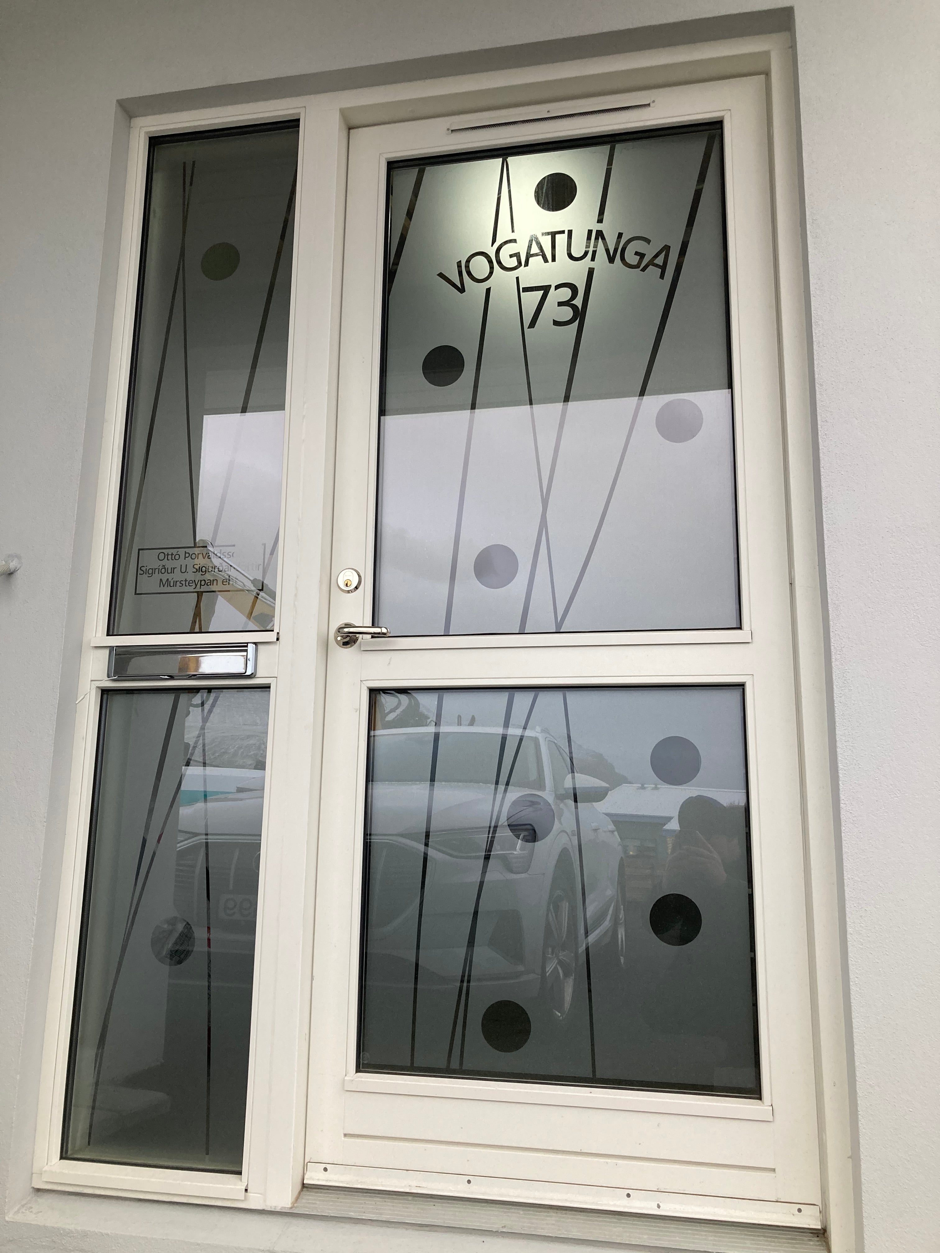 Frosted Window Film | Modern v1 | S10