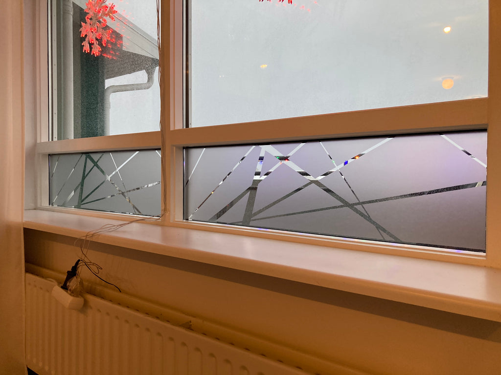 Frosted Window Film | abstract chaotic | S04