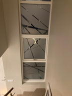 Frosted Window Film | abstract chaotic | S04