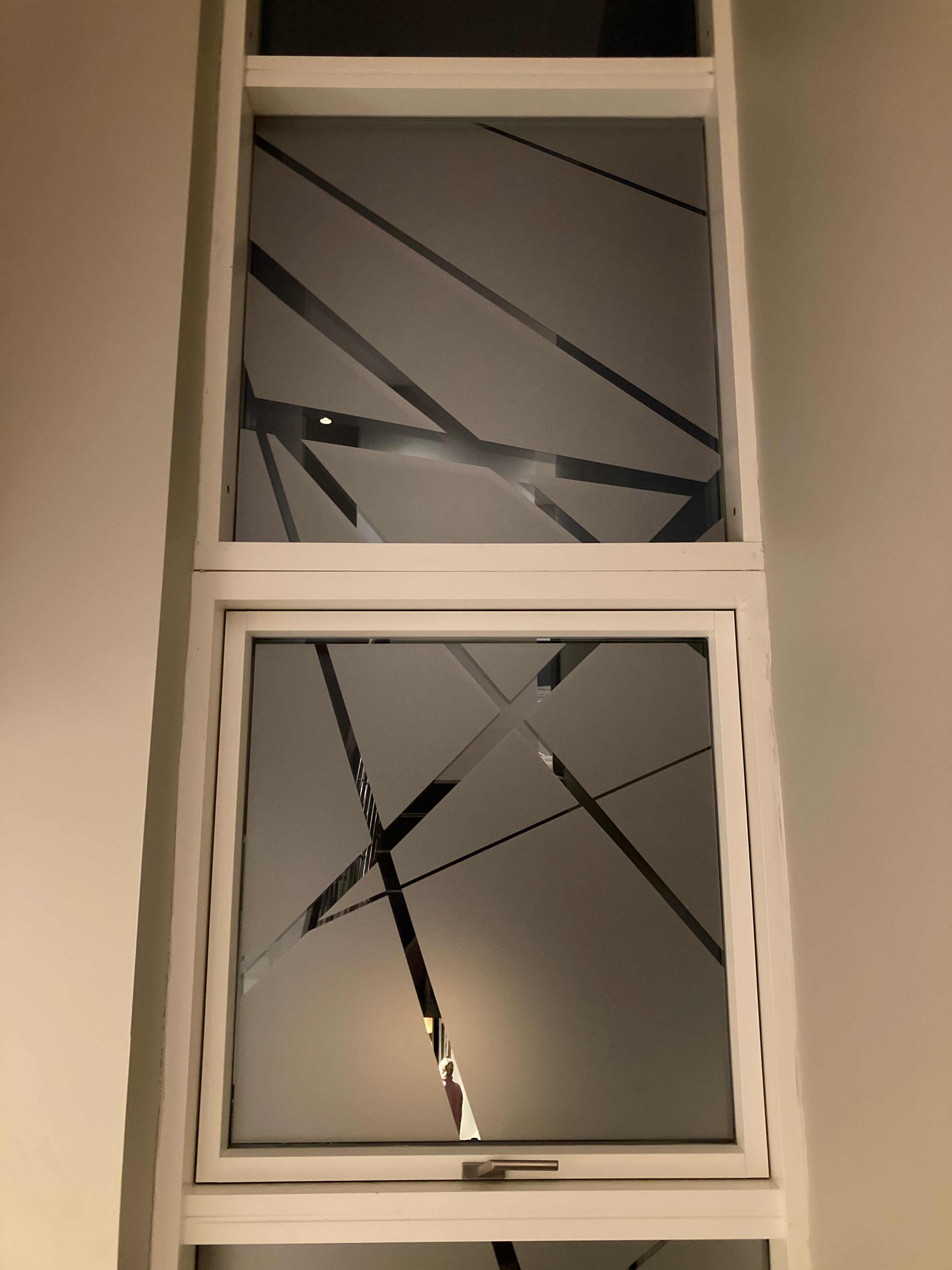 Frosted Window Film | abstract chaotic | S04