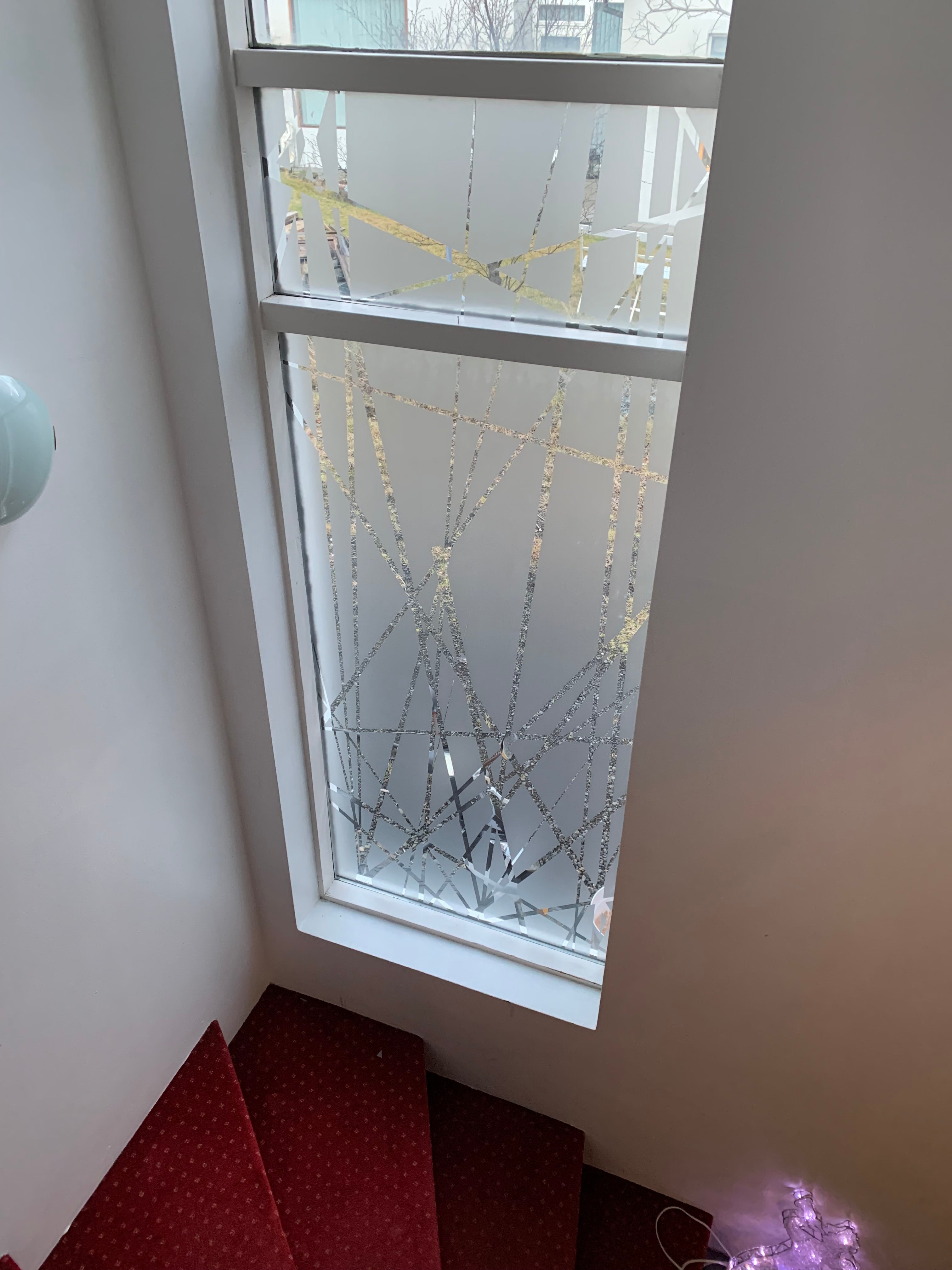 Frosted Window Film | Abstract chaotic scattered | S03