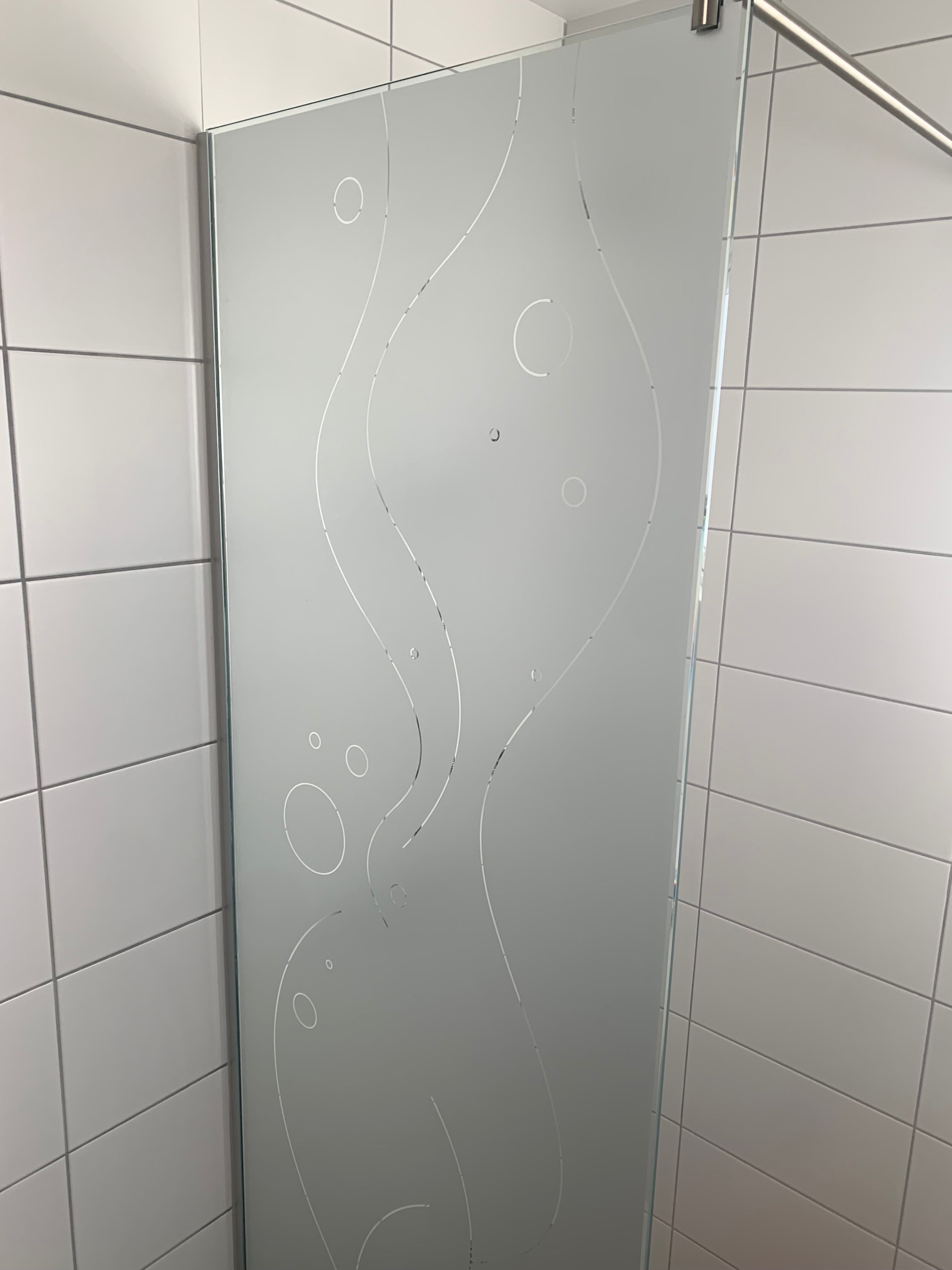 Frosted Window Film | dynamic waves | S06