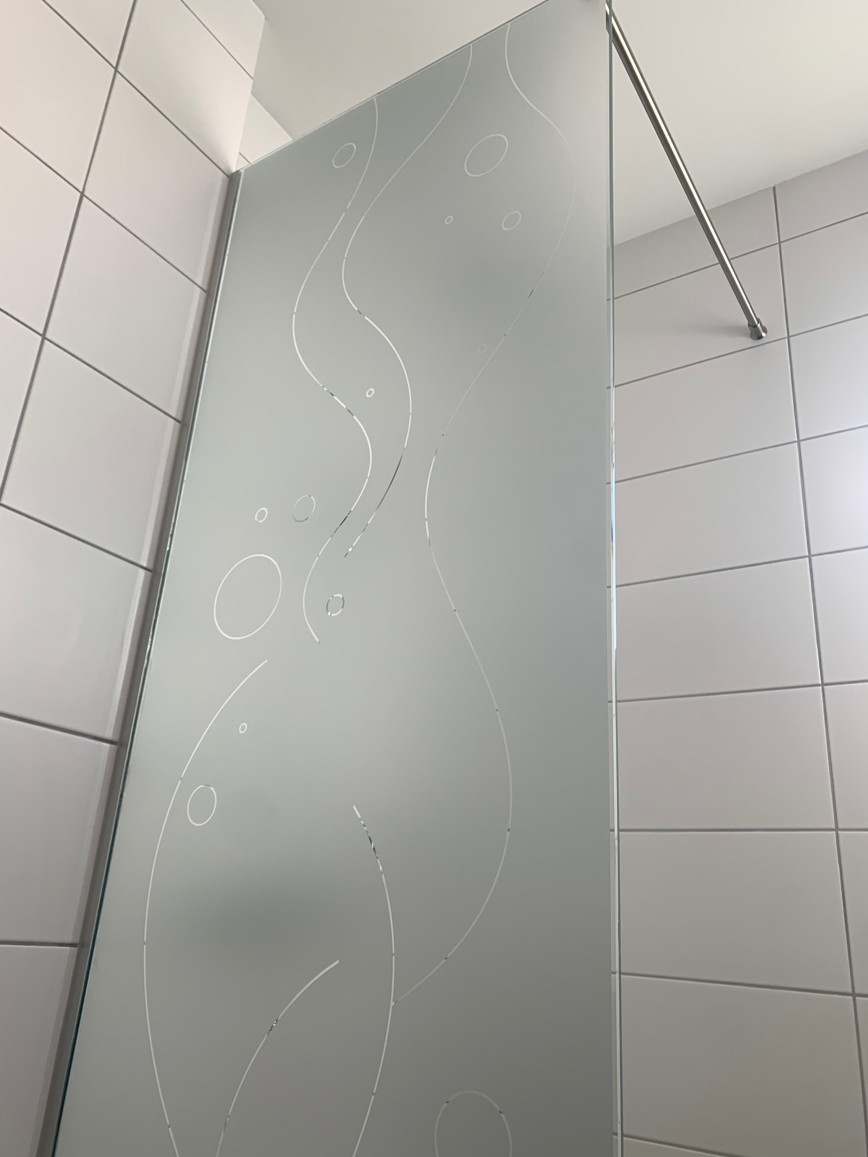 Frosted Window Film | dynamic waves | S06