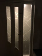 Frosted Window Film | abstract chaotic | S04