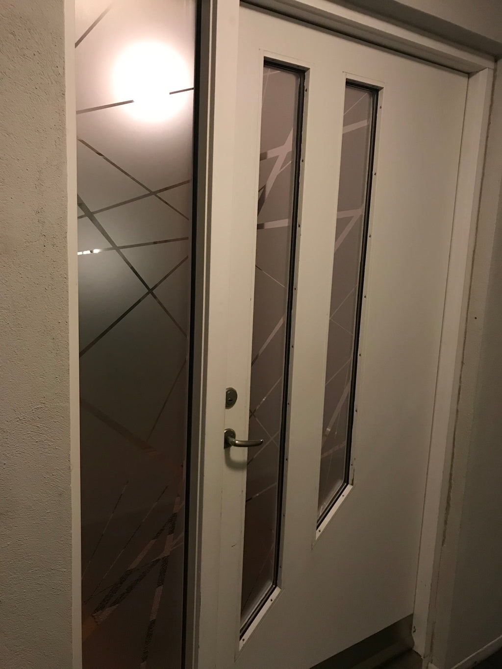 Frosted Window Film | abstract chaotic | S04