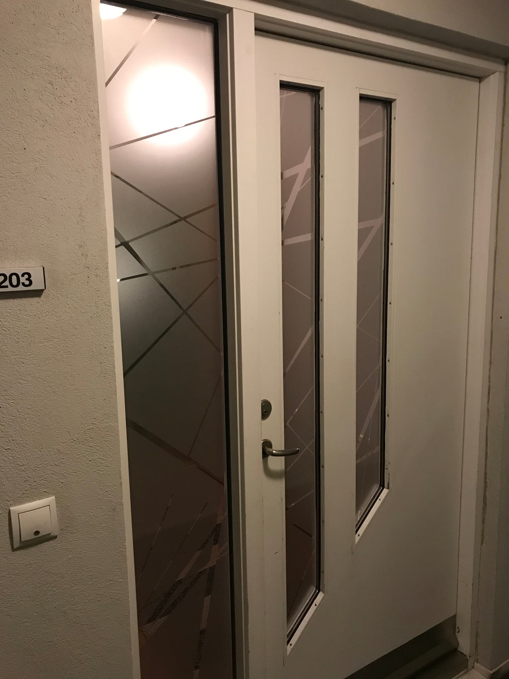 Frosted Window Film | abstract chaotic | S04