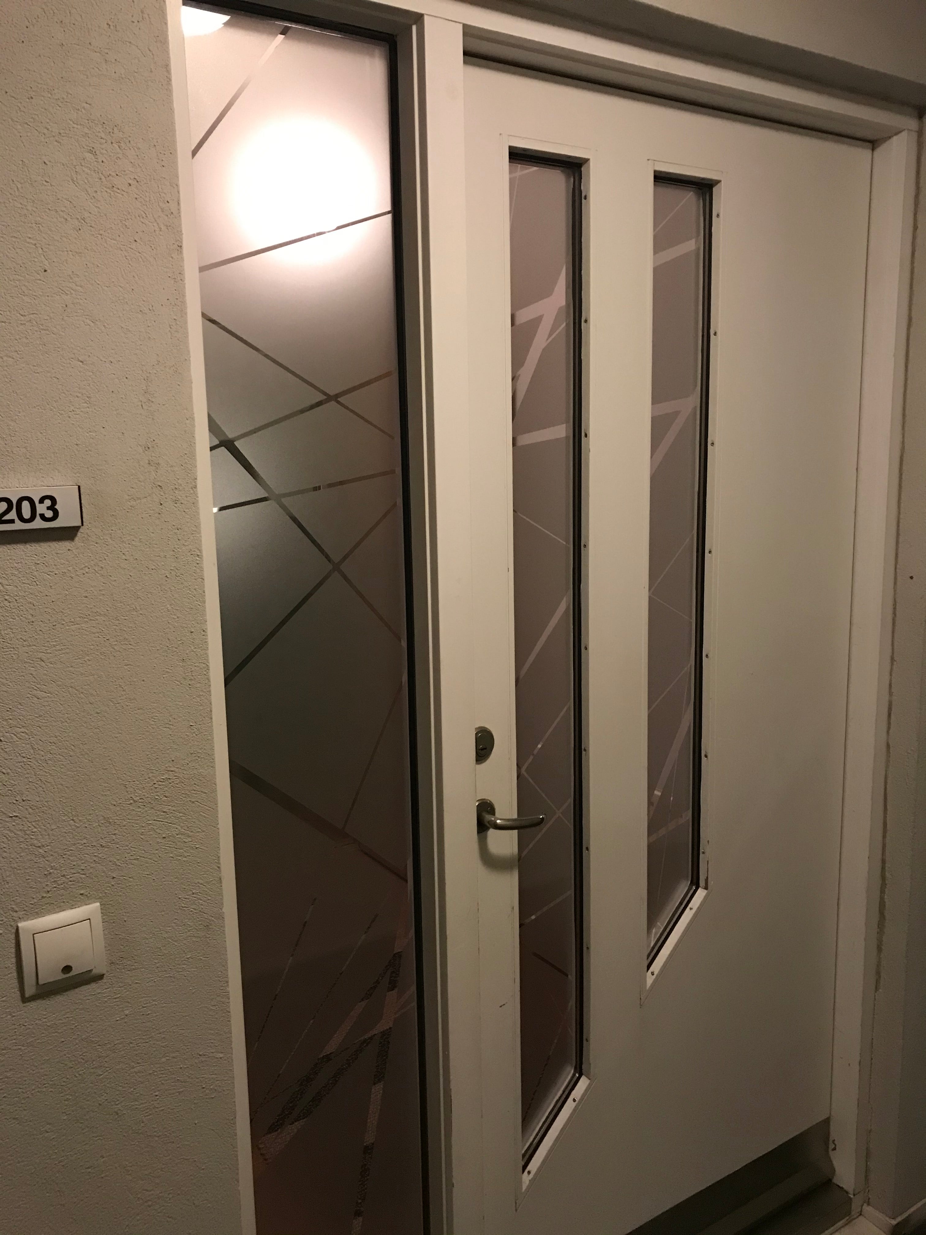 Frosted Window Film | abstract chaotic | S04