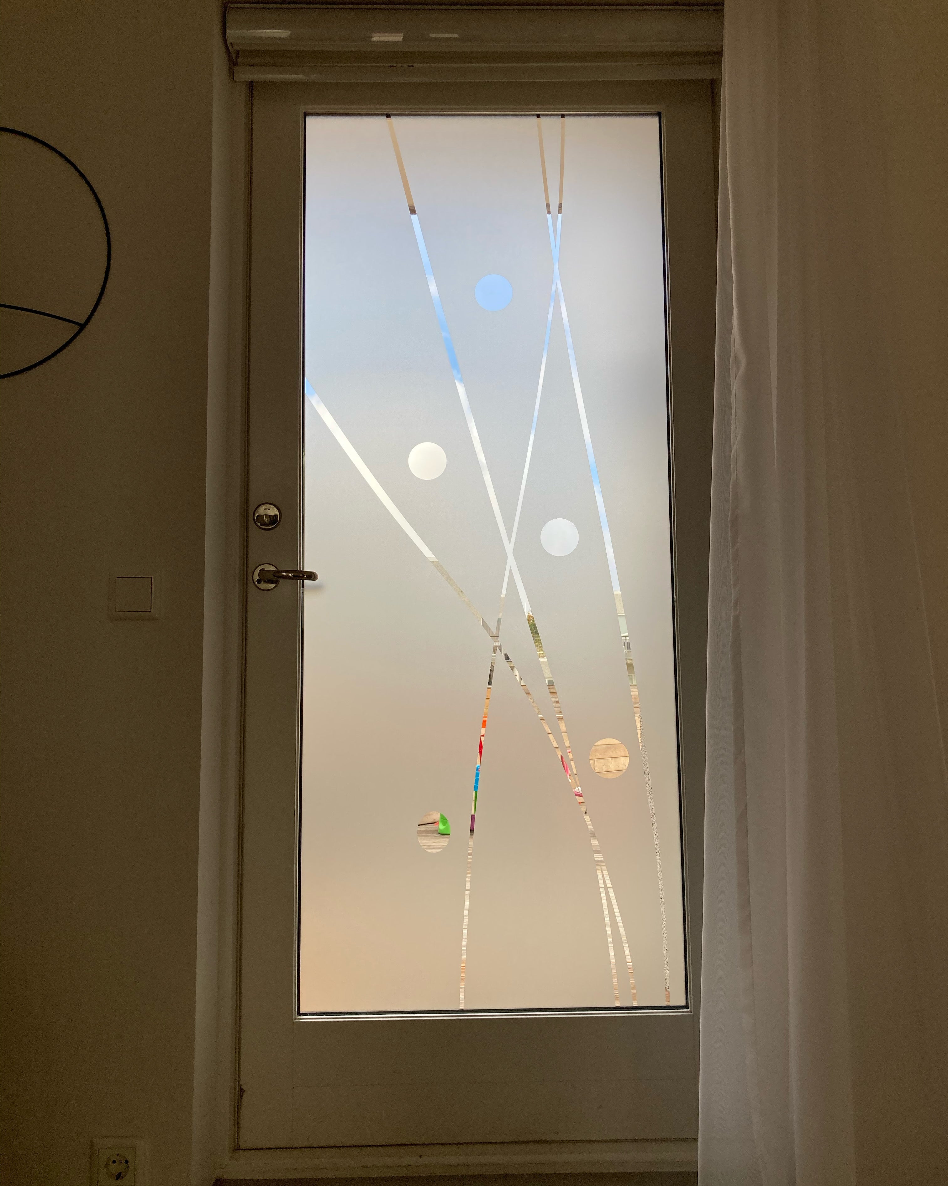 Frosted Window Film | Modern v1 | S10