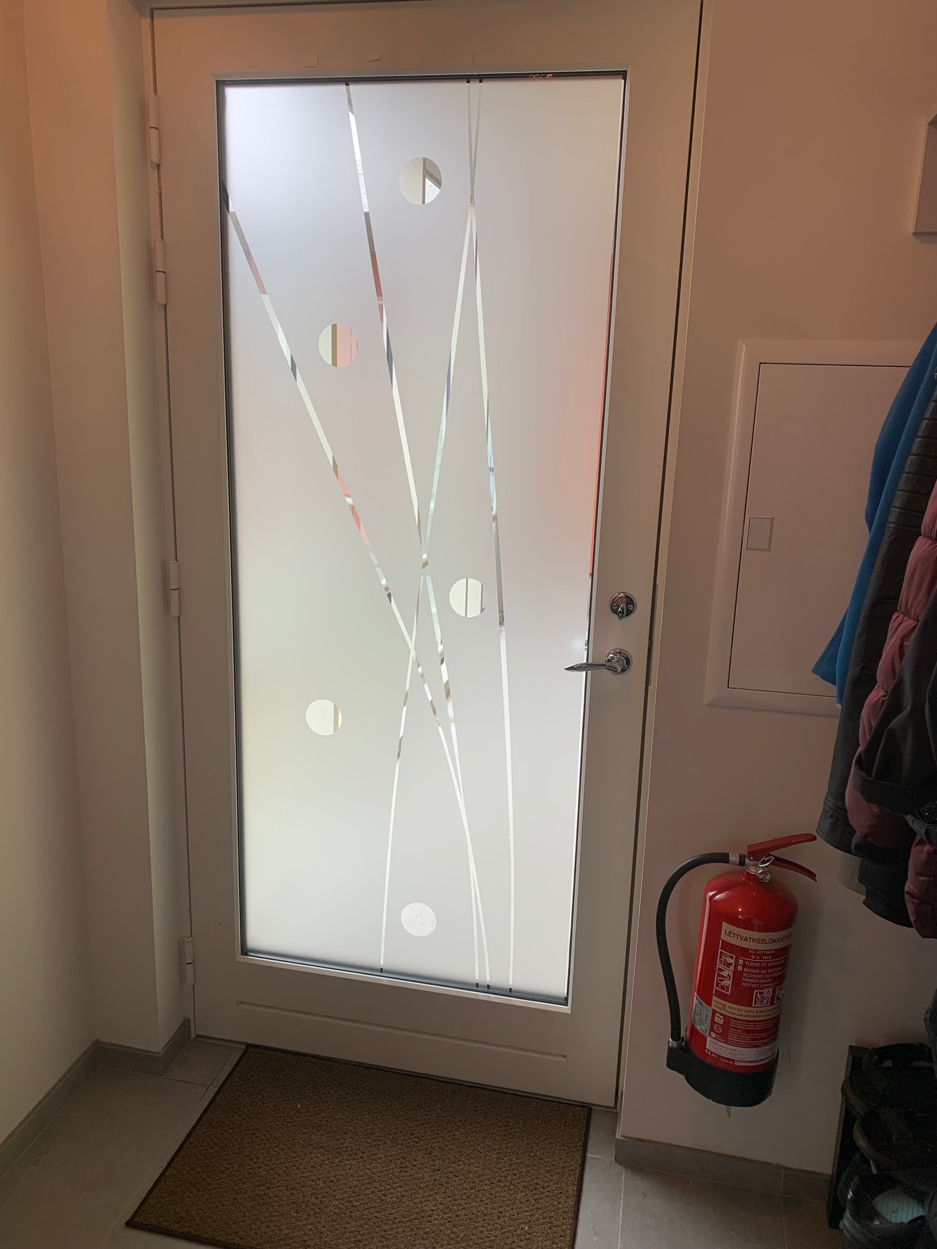 Frosted Window Film | Modern v1 | S10