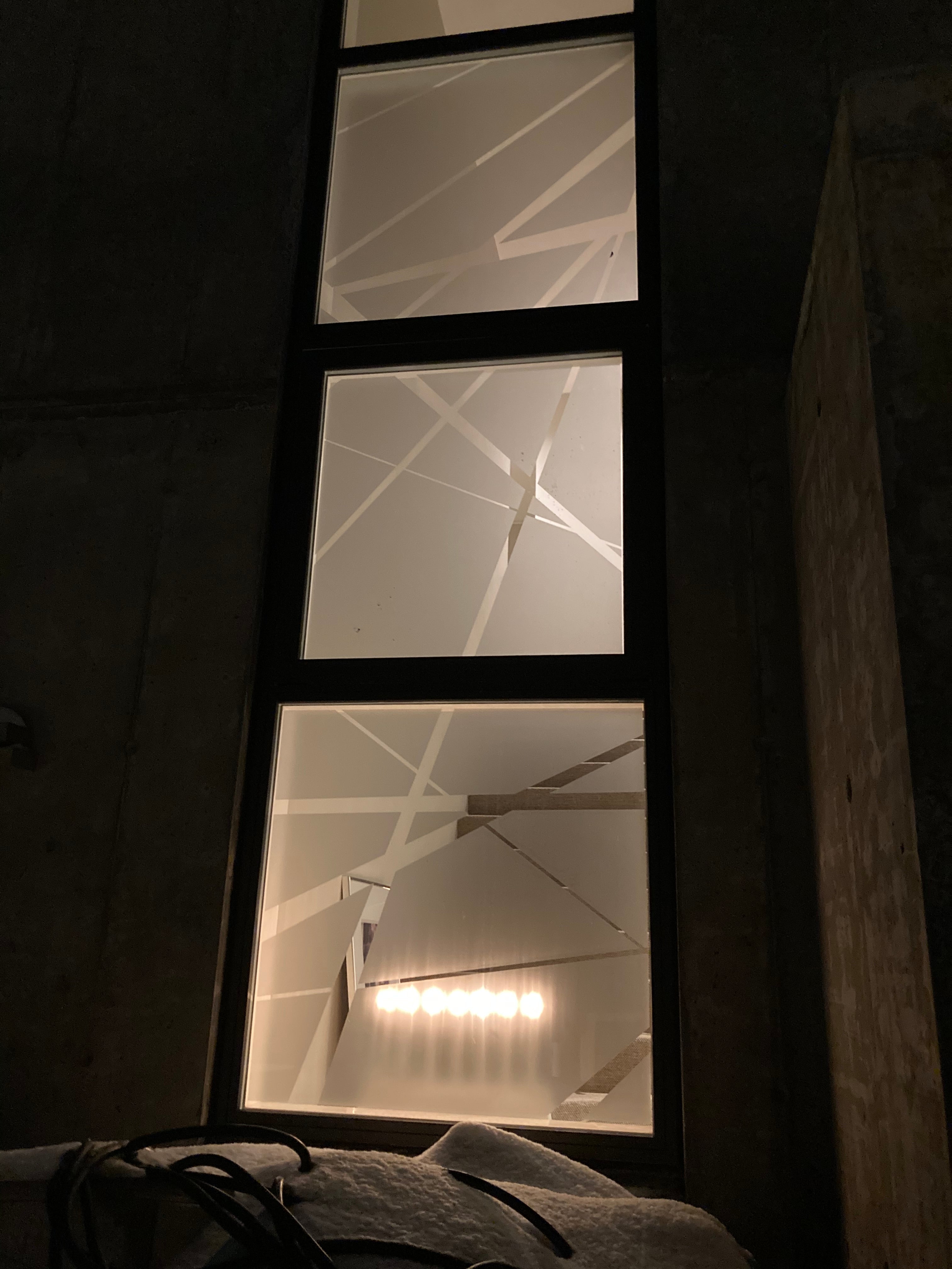 Frosted Window Film | abstract chaotic | S04