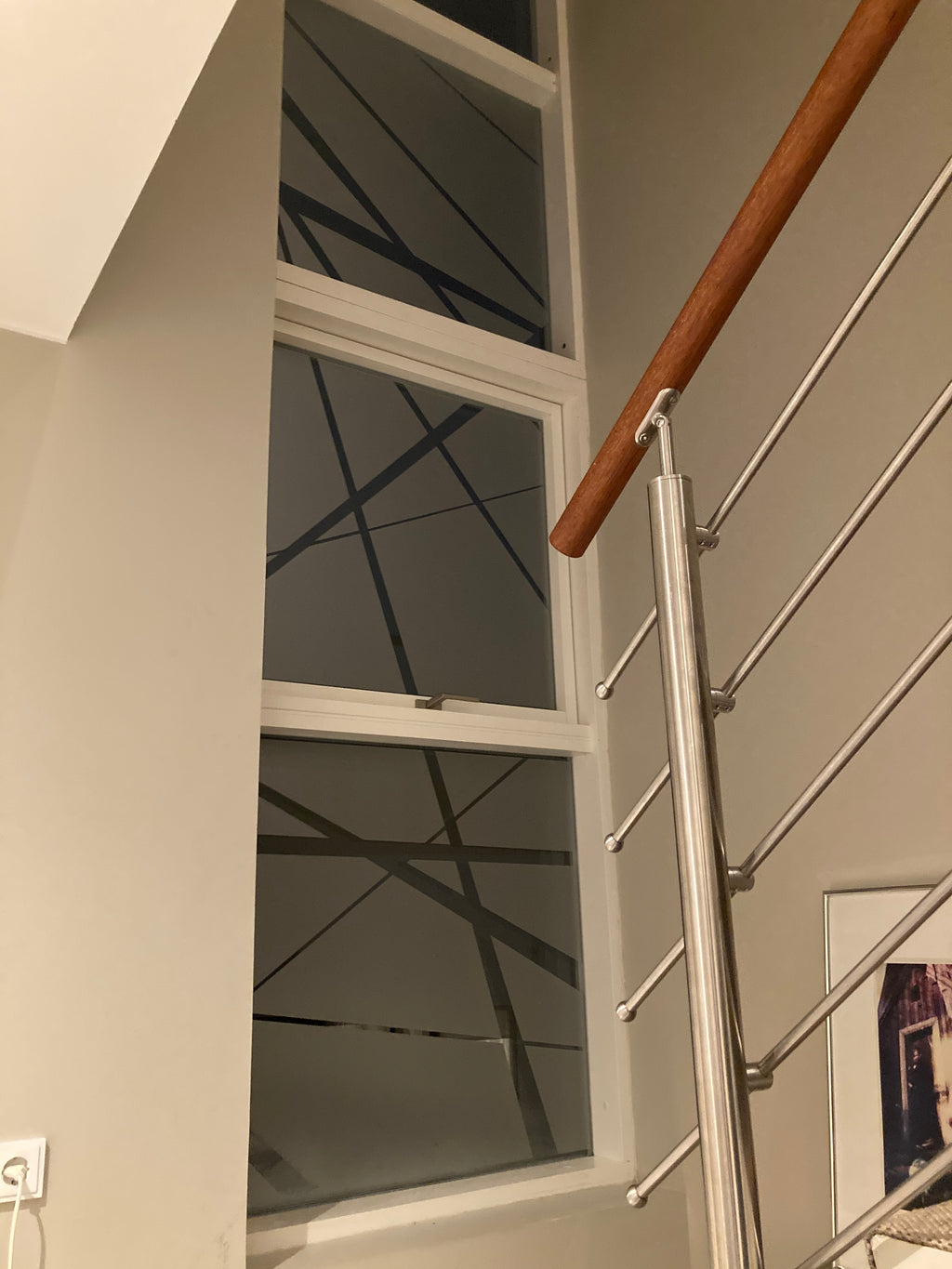 Frosted Window Film | abstract chaotic | S04