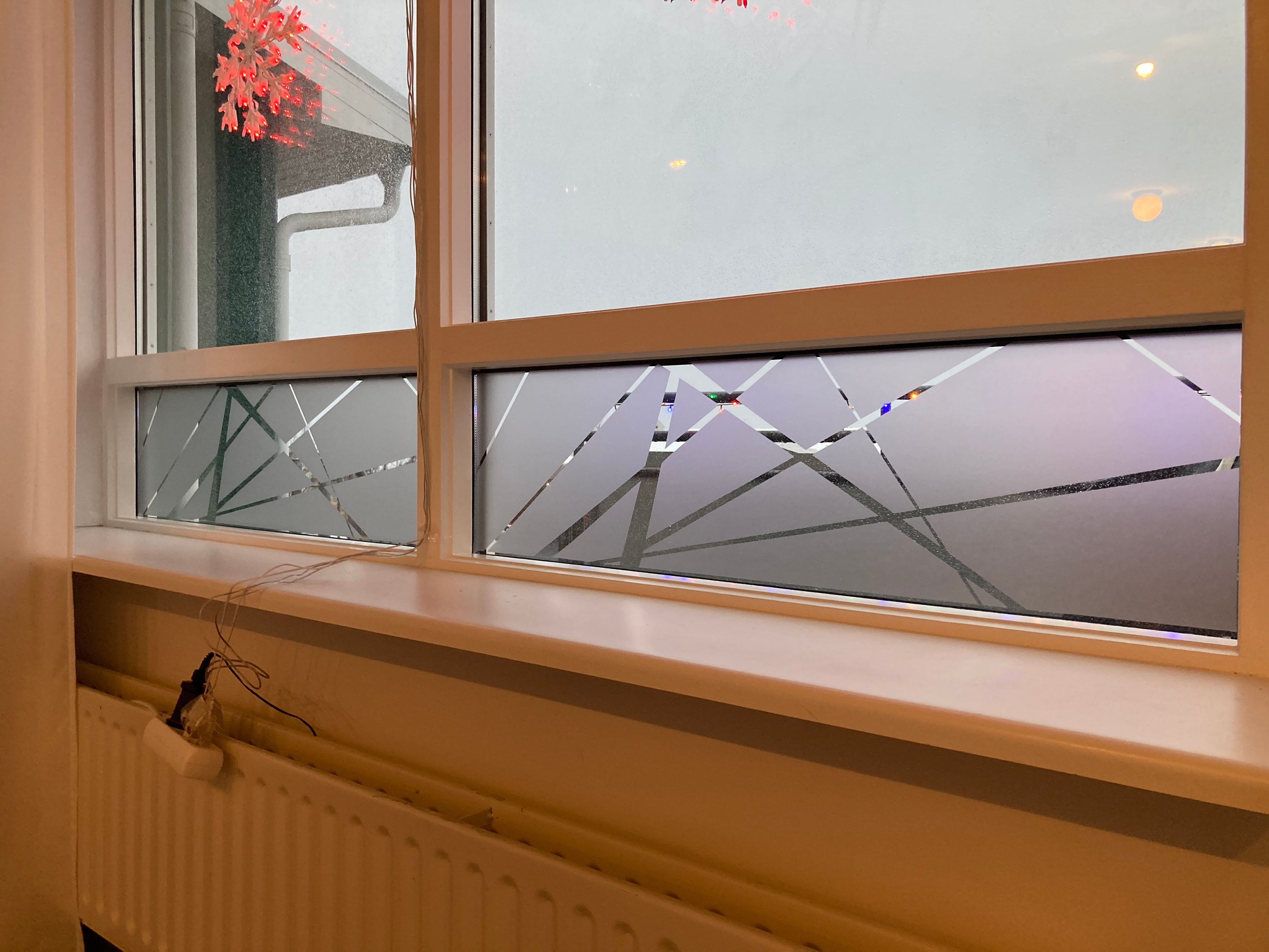 Frosted Window Film | abstract chaotic | S04