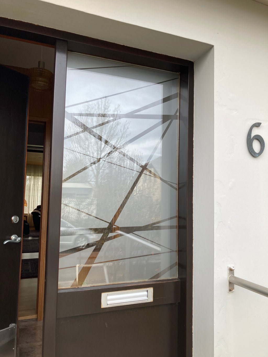 Frosted Window Film | abstract chaotic | S04